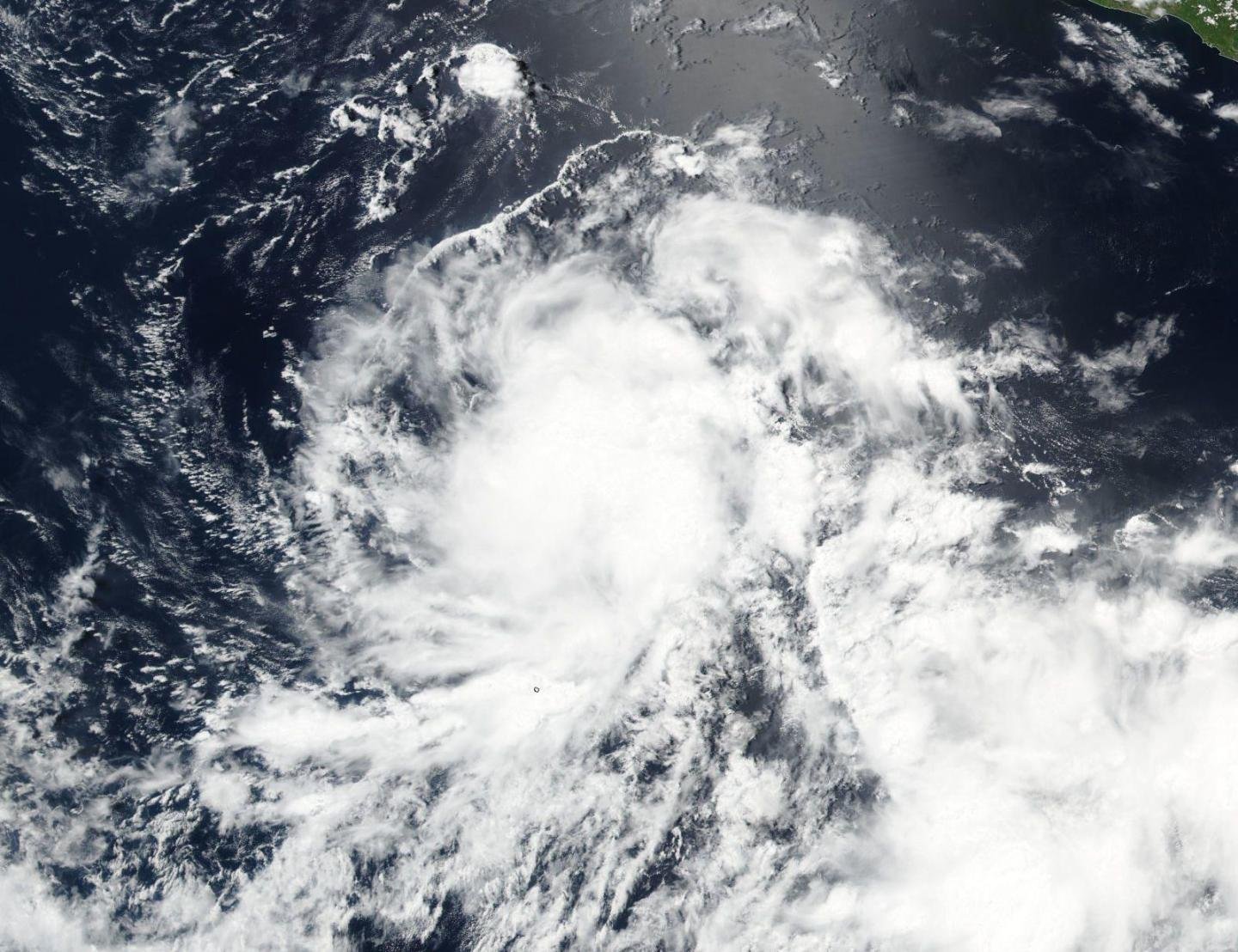 NASA sees Tropical Depression 4E form