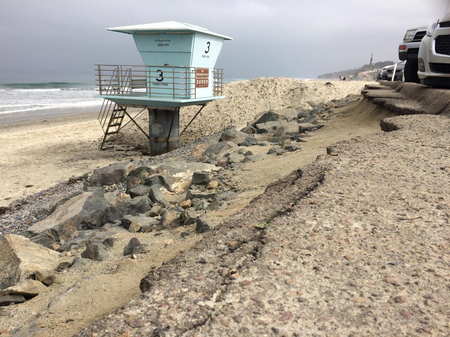 Beach replenishment helps protect against storm erosion