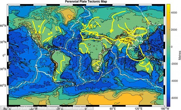 Scars from ancient geologic events can influence modern earthquakes