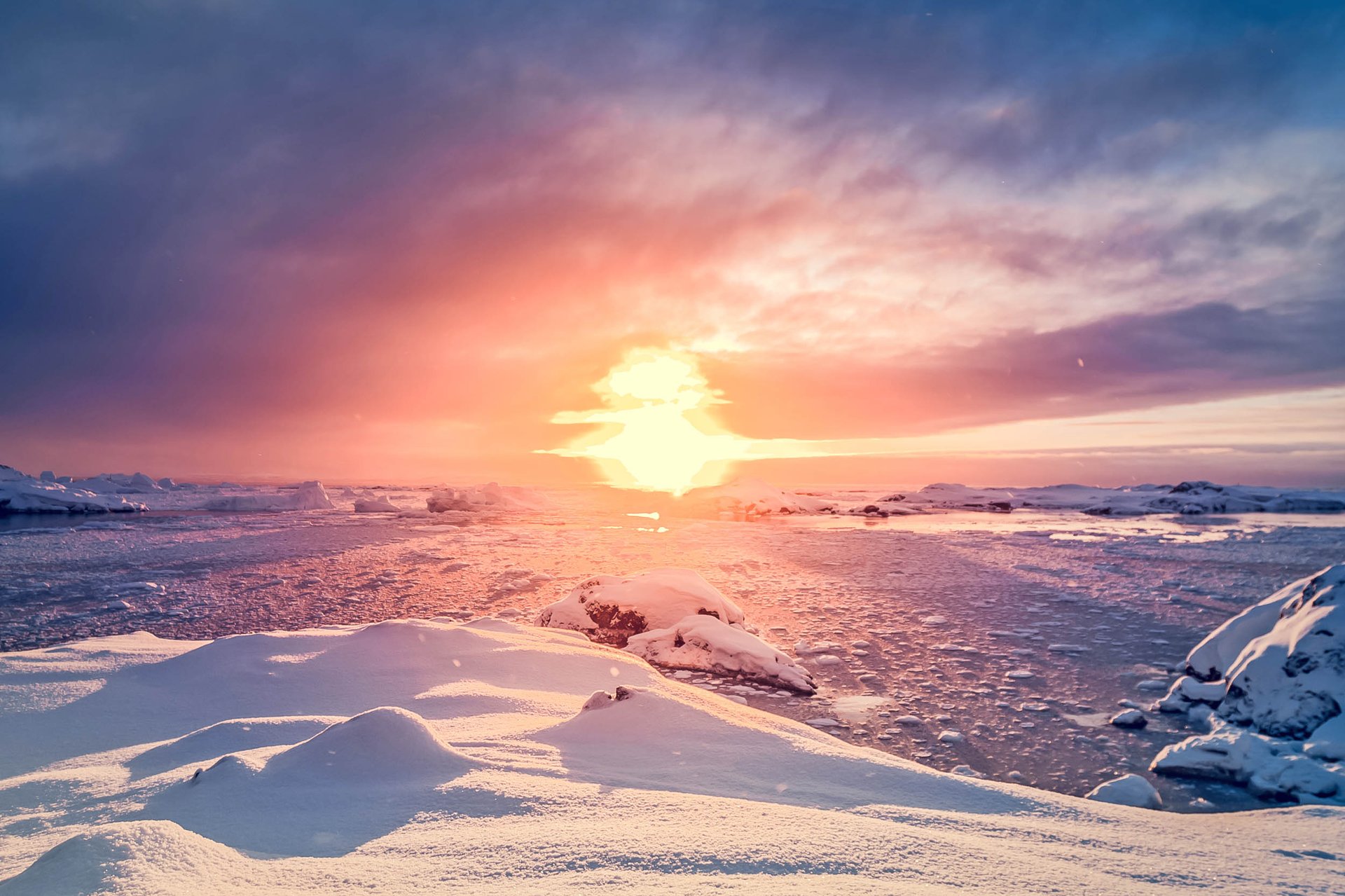 Explaining sea ice cover differences at Earth's pole