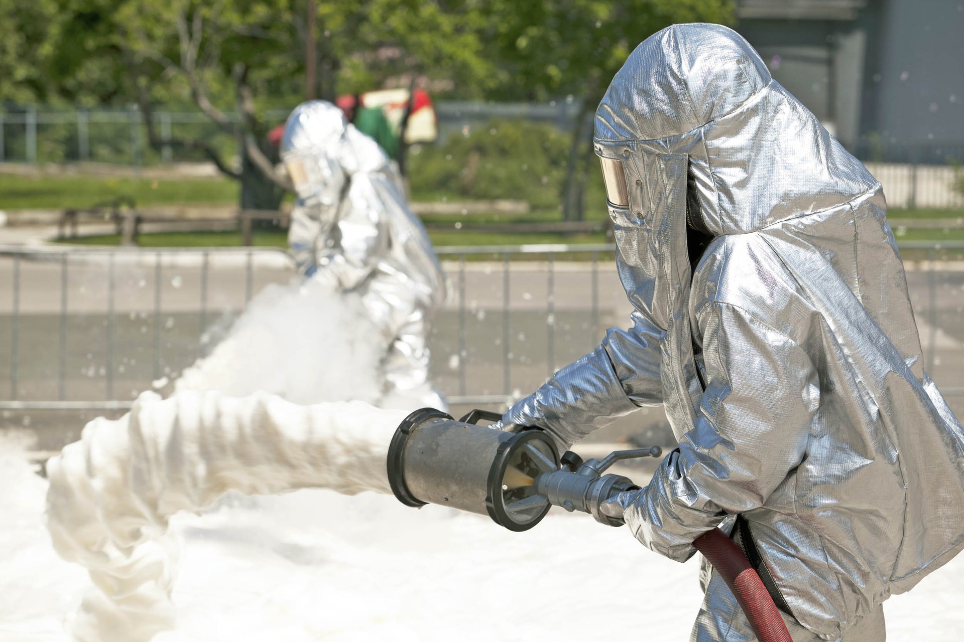 Firefighting foam contaminates drinking water