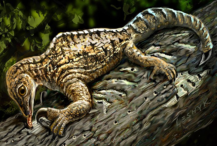Drepanosaurus: A prehistoric cross between a chameleon and an anteater