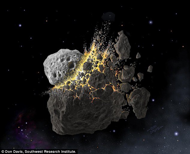Shattered asteroid fell to Earth millions of years ago