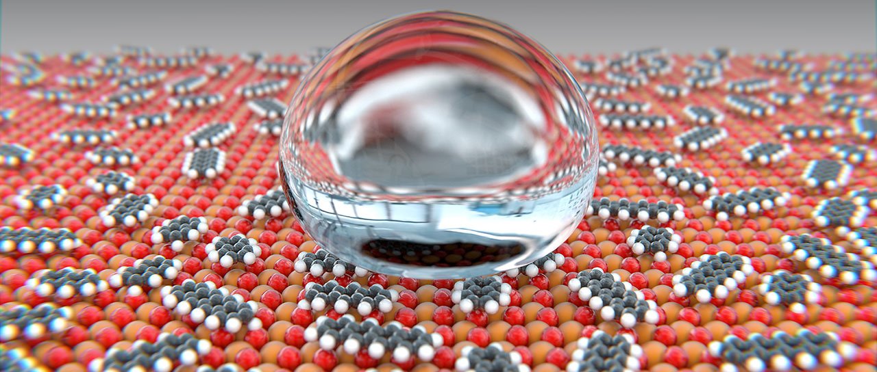 Rare earth metals increase water-repellent properties over time