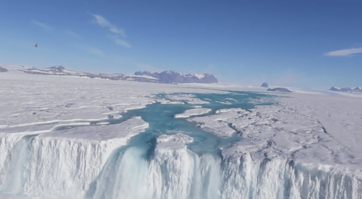 New concern over melted water flow in Antarctica