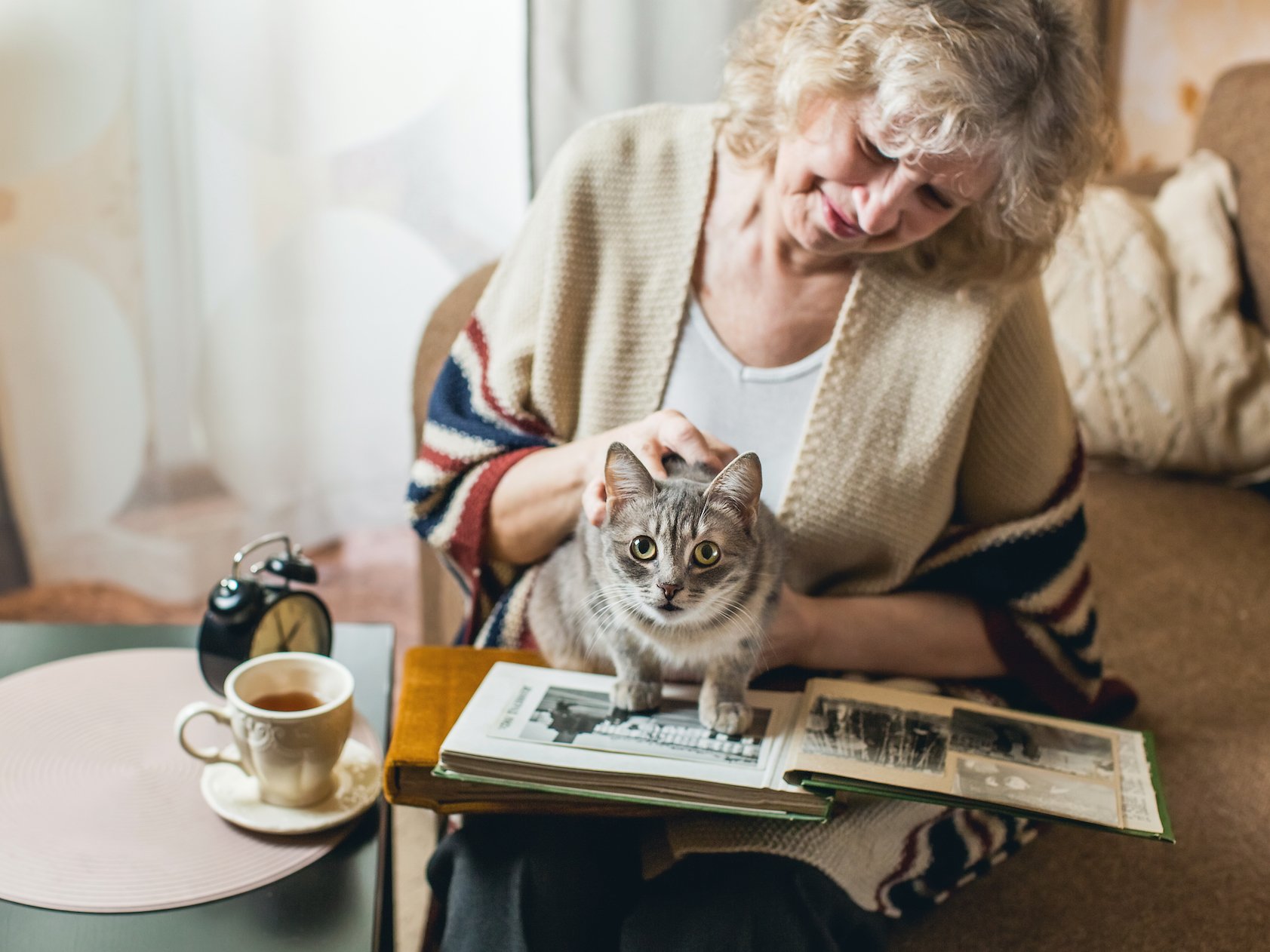 Expert explains why cats and older women are such a great match