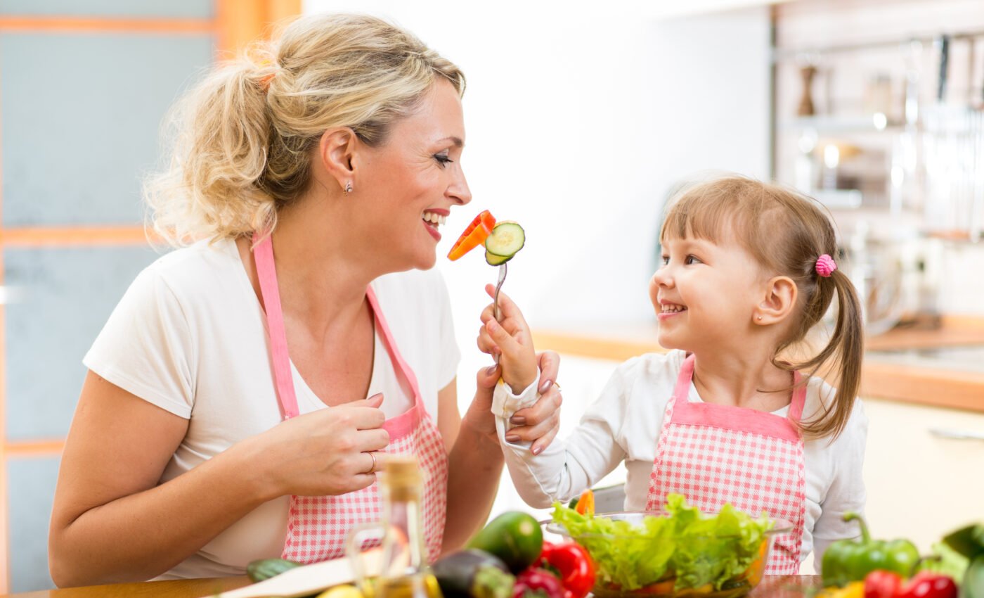 Children will eat more vegetables if they see adults enjoy them