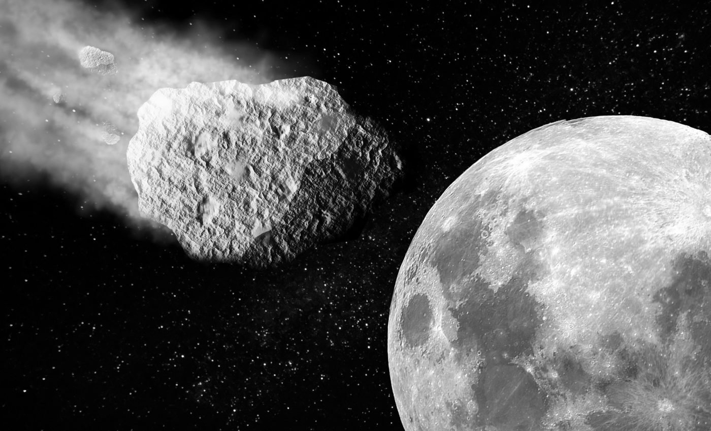 Asteroid impact carved two Grand Canyon-sized valleys on the Moon in under 10 minutes