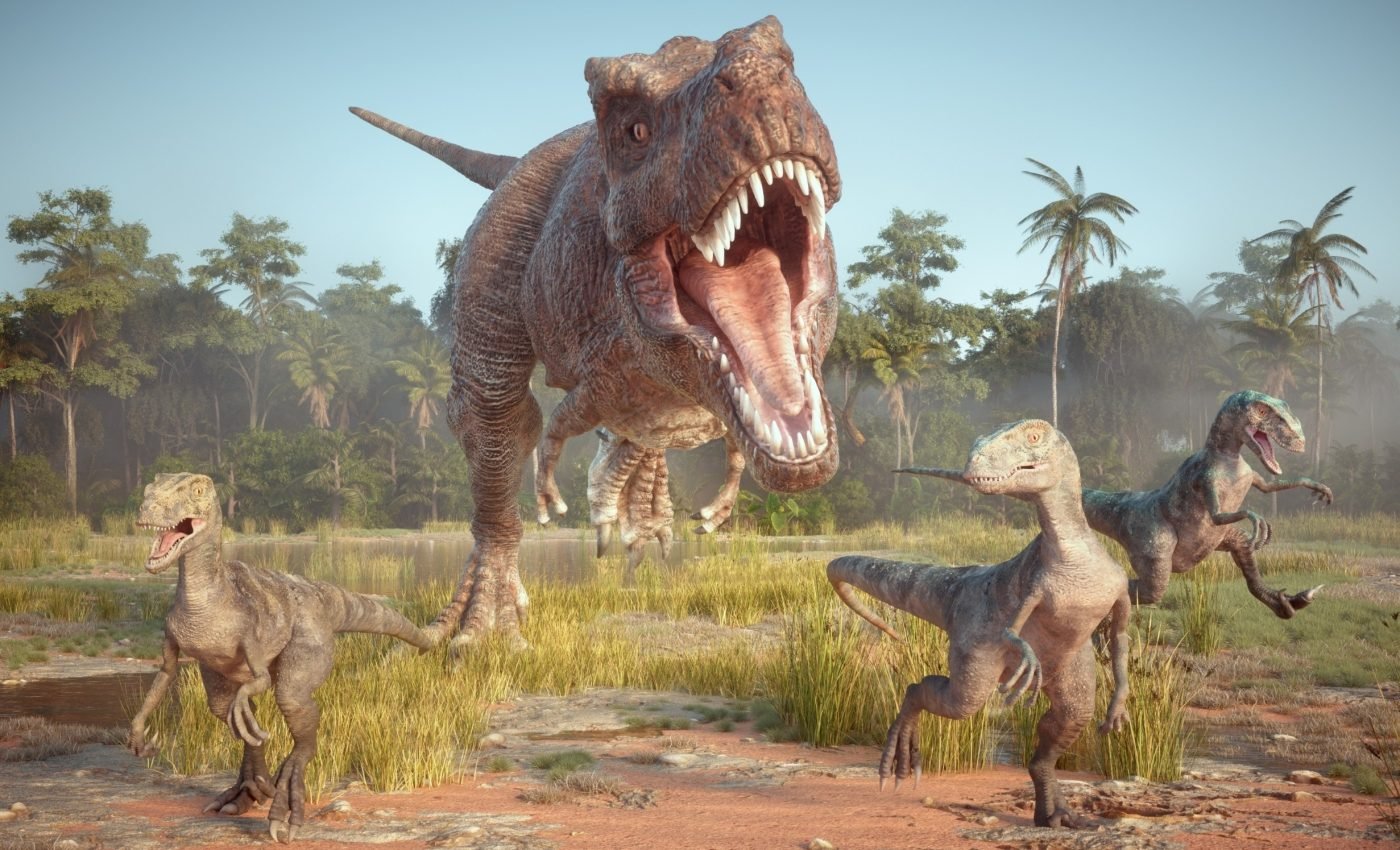 Dinosaur tracks reveal tyrannosaurs stalking their prey
